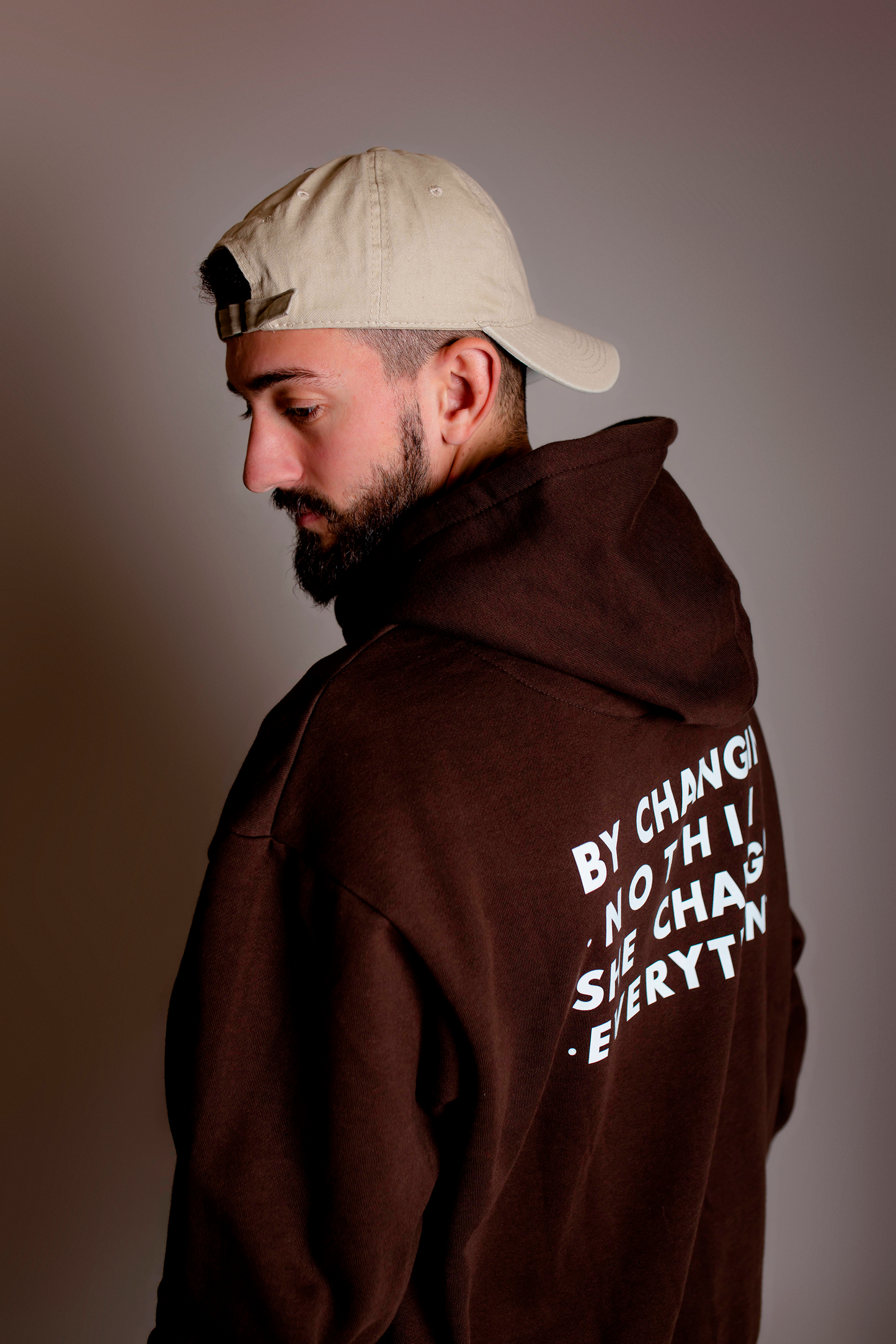 HOODIE PRINT FRASE CHOCOLATE