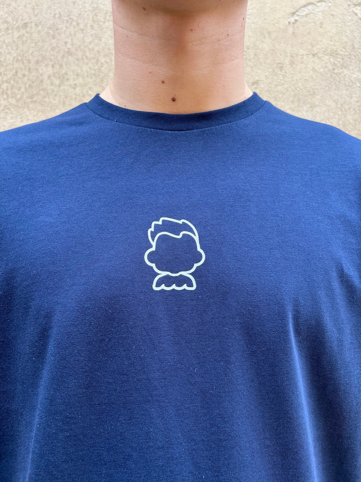 CAMISETA CONTRASTE MARINO