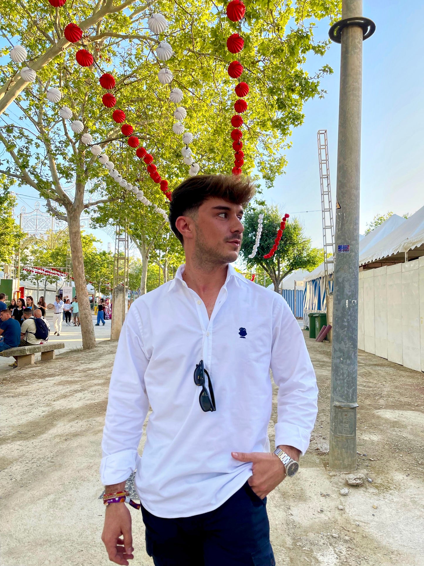 CAMISA POLERA BLANCA