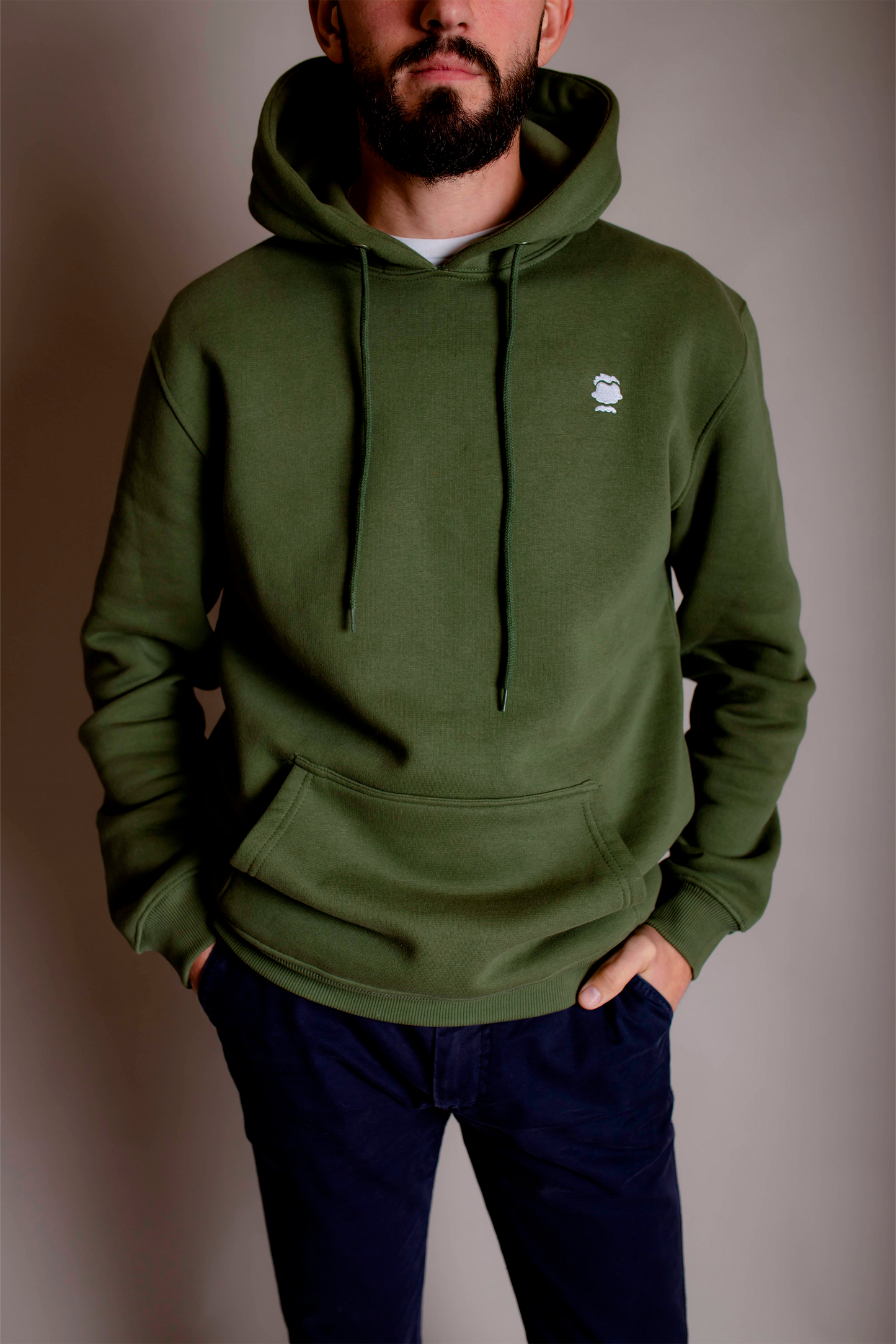 HOODIE PRINT FRASE VERDE
