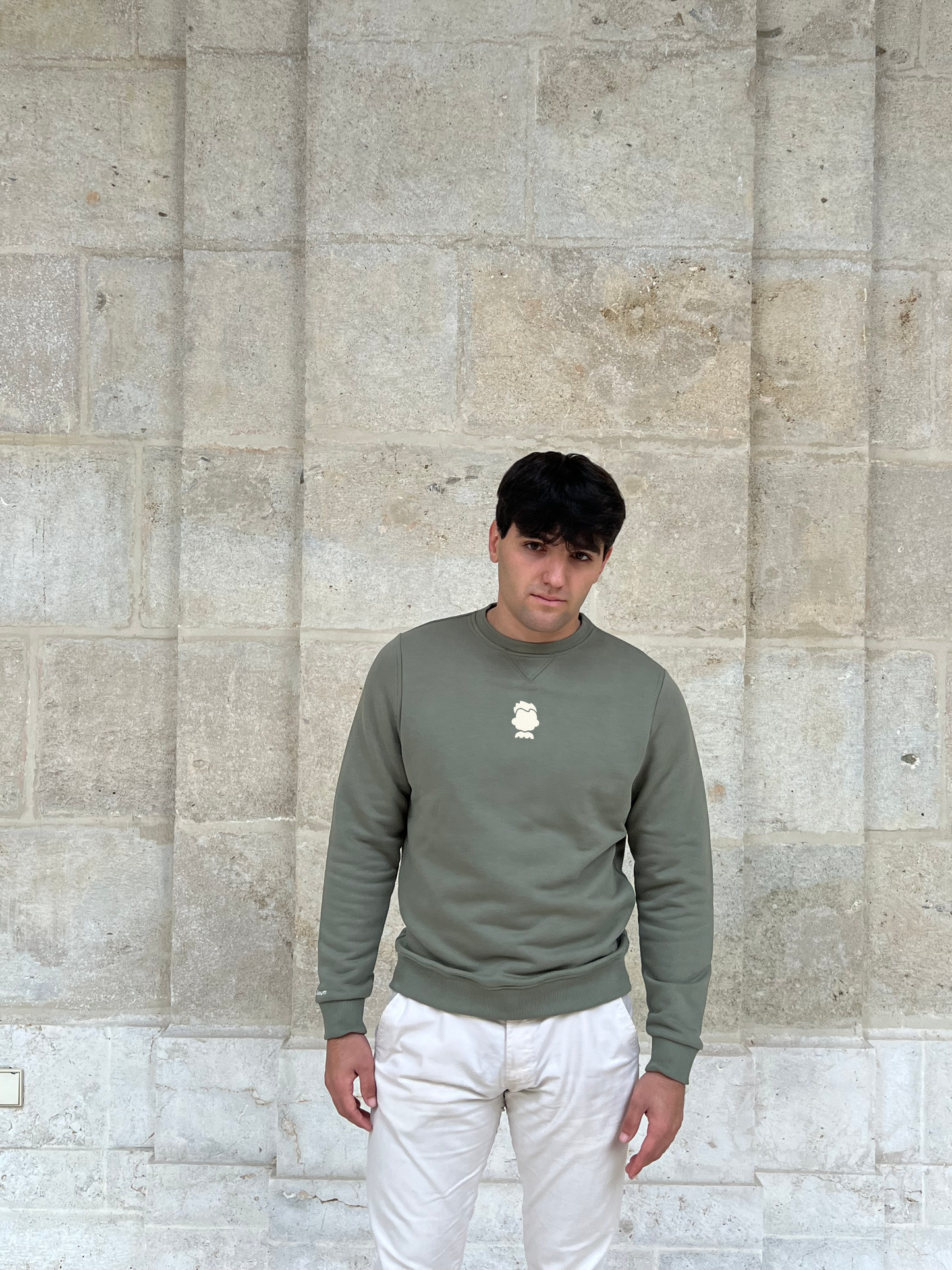 CREWNECK LOGO PECHO VERDE