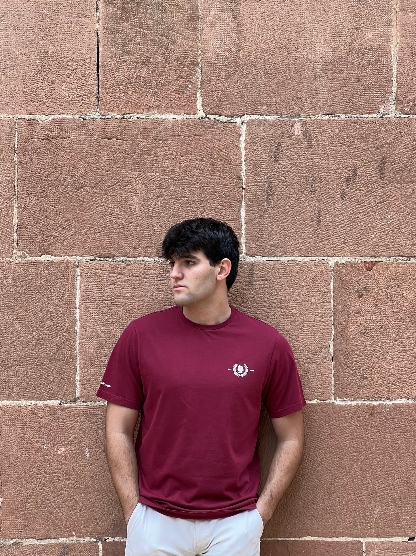 CAMISETA CLÁSICA BURDEOS