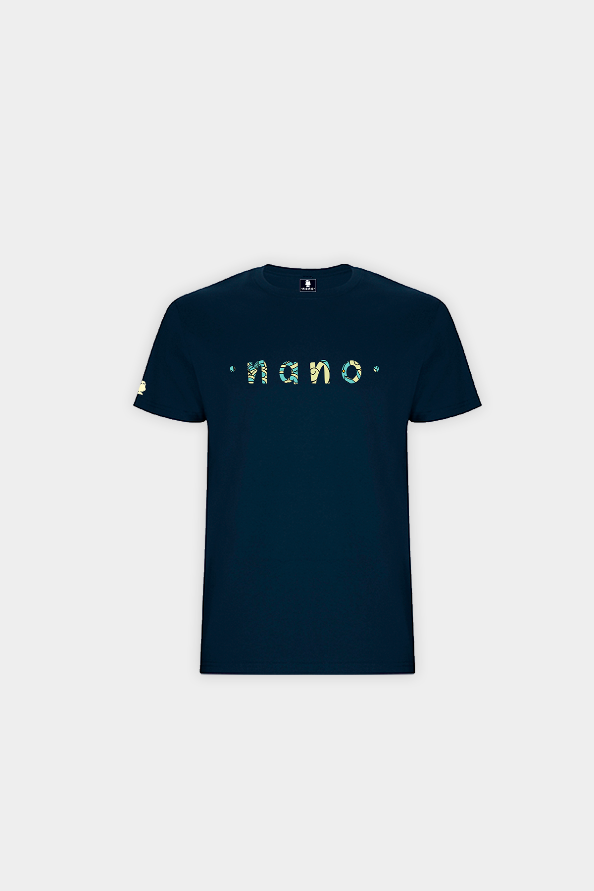 CAMISETA LETRAS PECHO MARINO