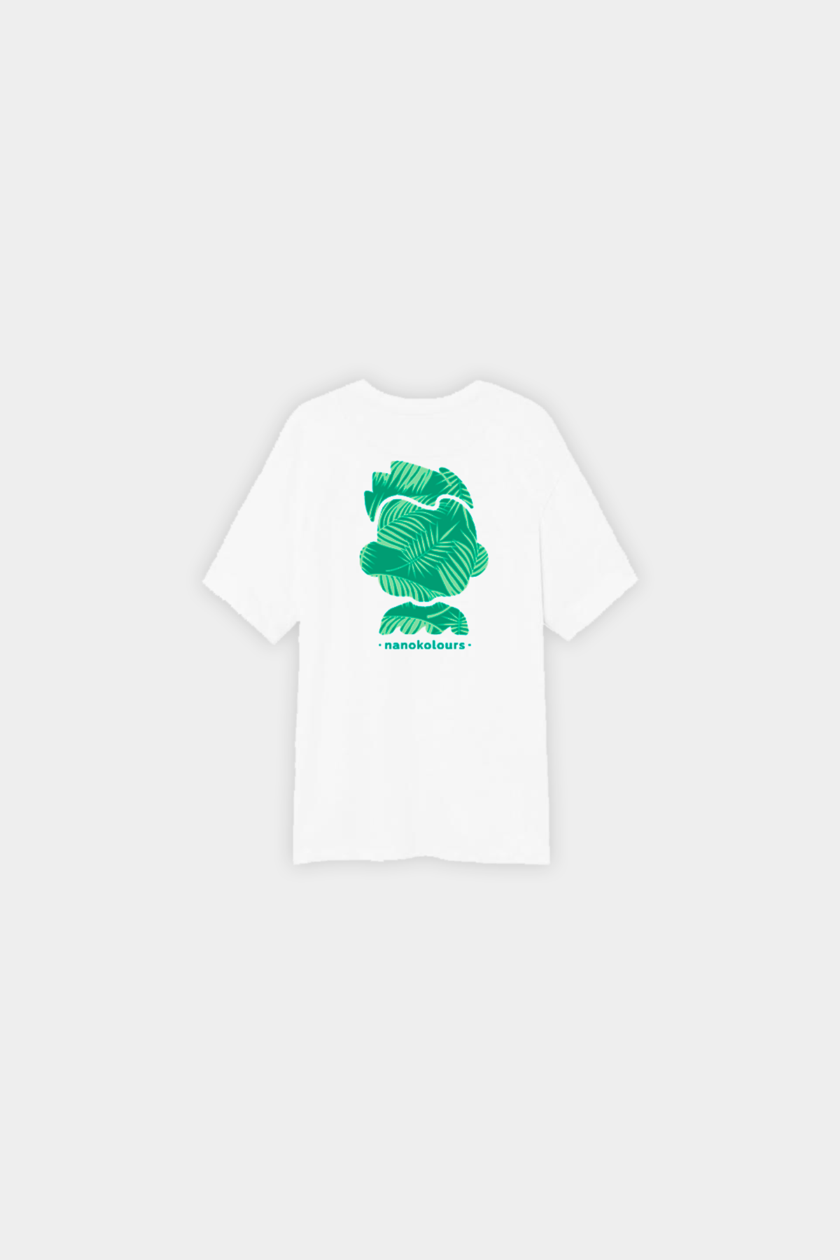CAMISETA PRINT PALMERAS BLANCA