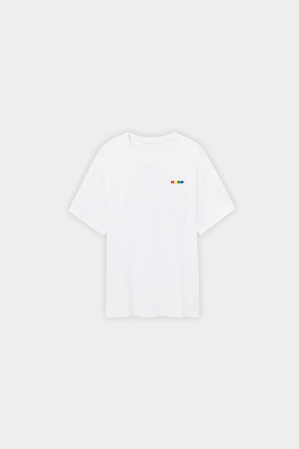 CAMISETA PRINT MULTICOLOR BLANCA