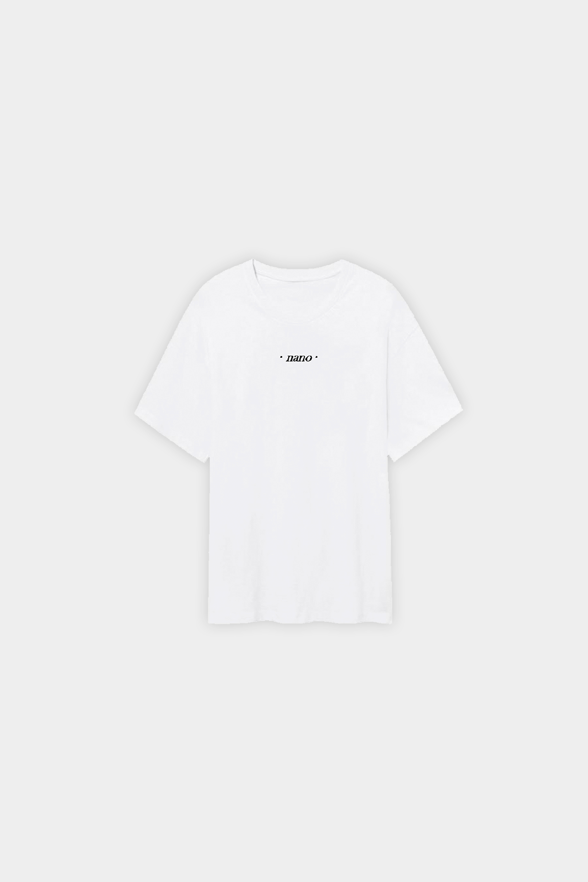 CAMISETA LETRAS PECHO BLANCA