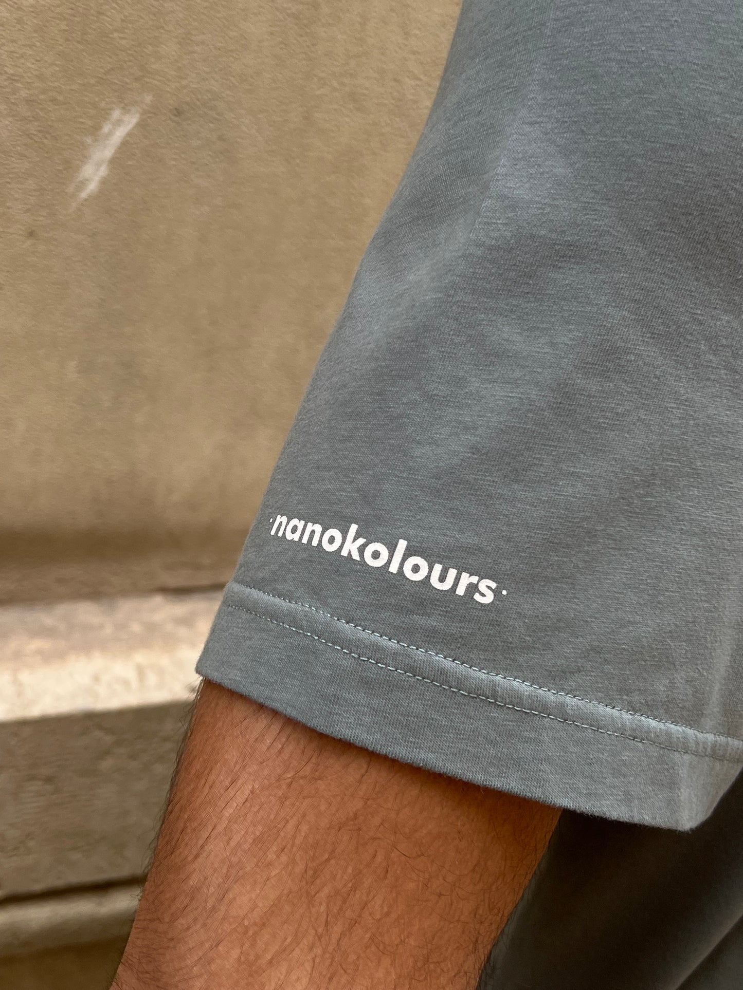 CAMISETA CONTRASTE VERDE