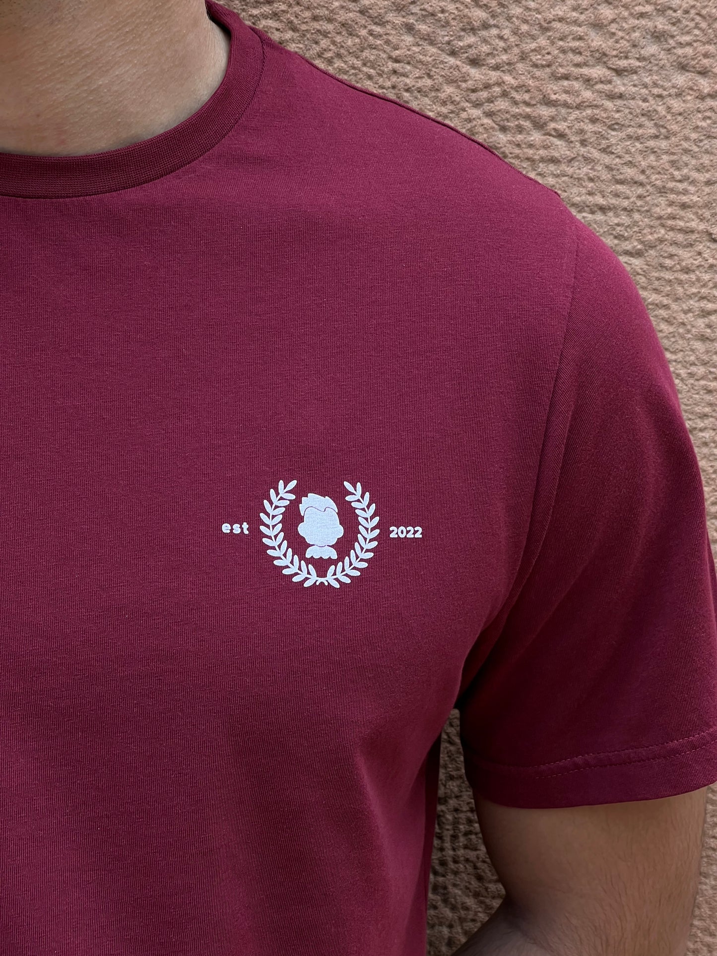 CAMISETA CLÁSICA BURDEOS