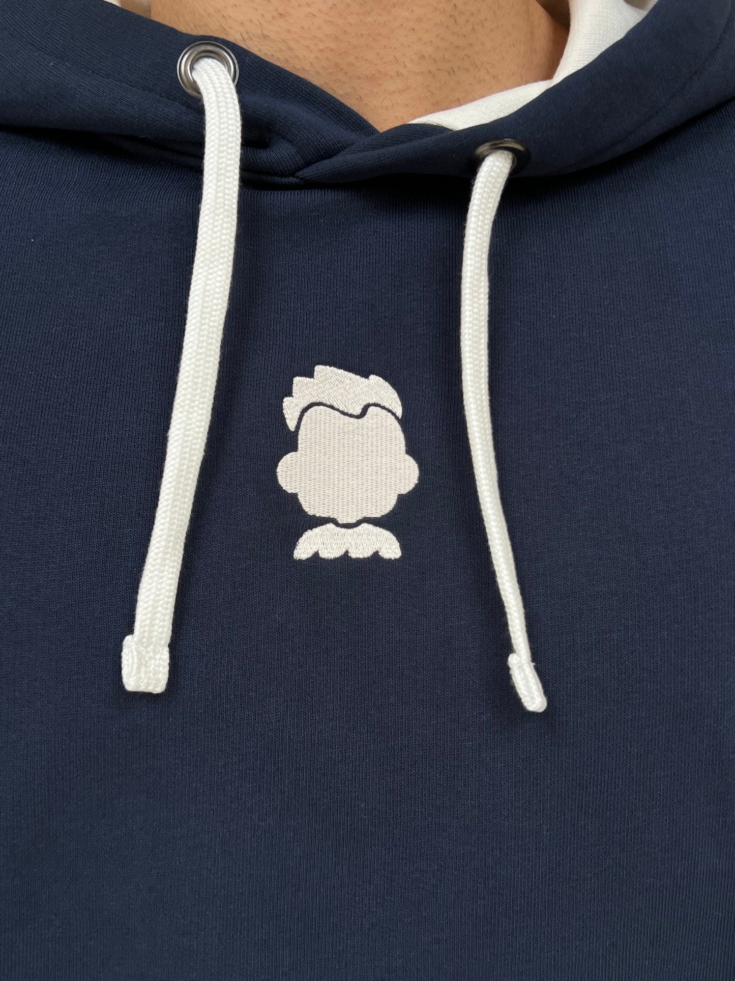 HOODIE BICOLOR MARINO