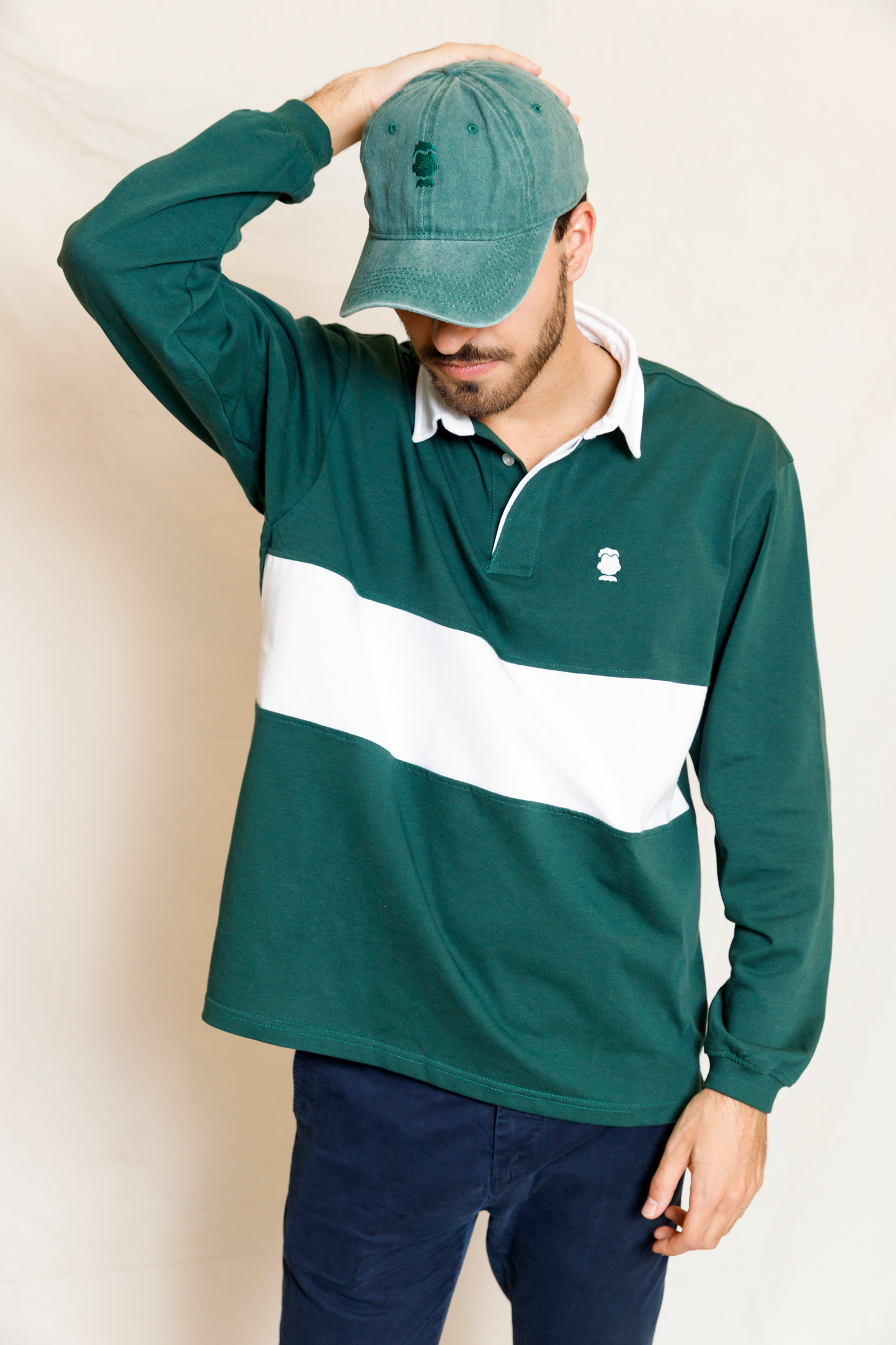 POLO RUGBY BÁSICO VERDE