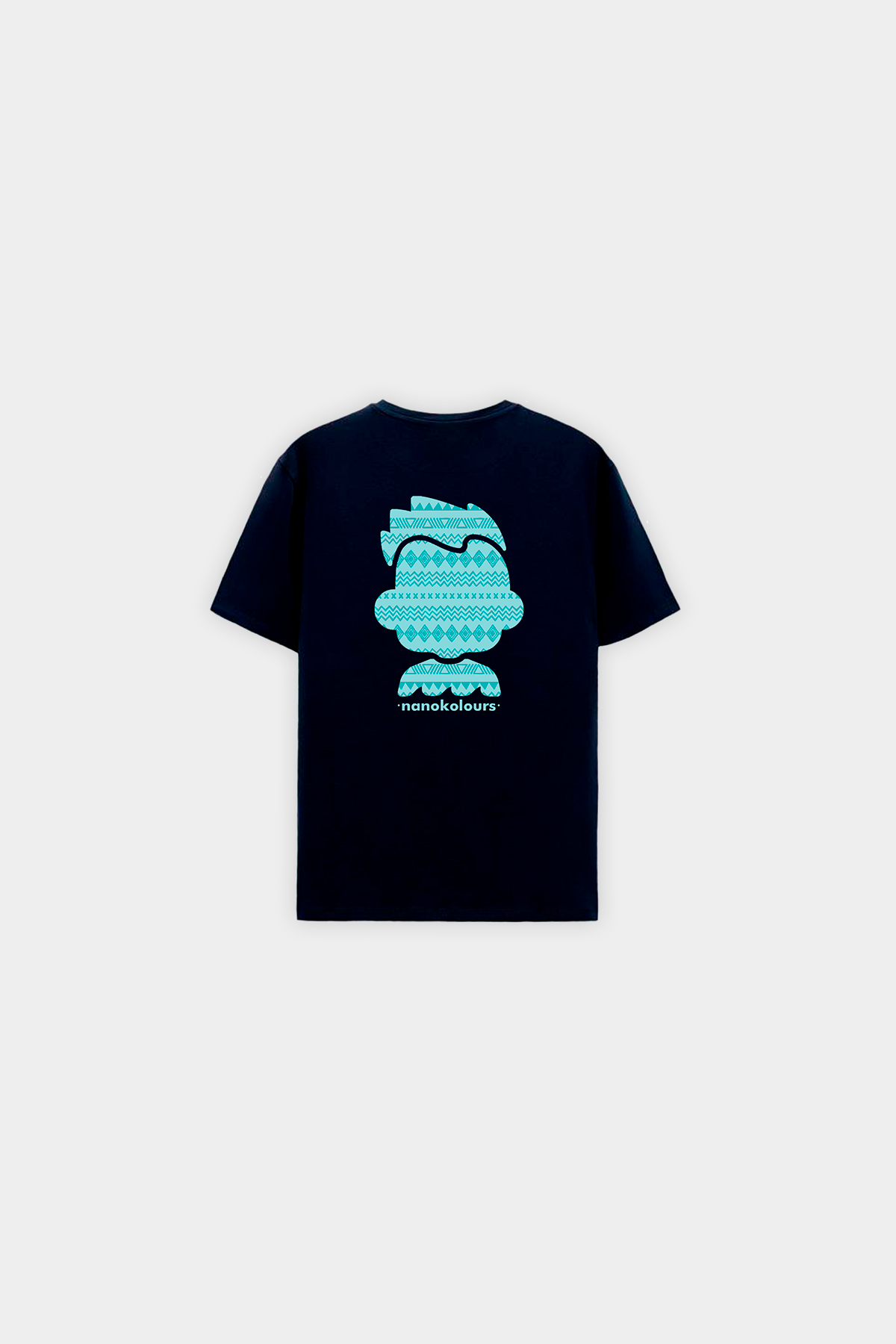 CAMISETA LOGOTIPO ETNICO MARINO