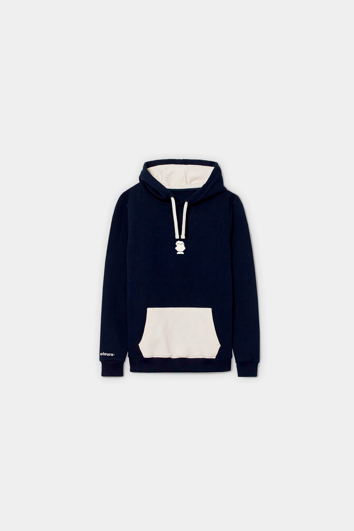 HOODIE BICOLOR MARINO