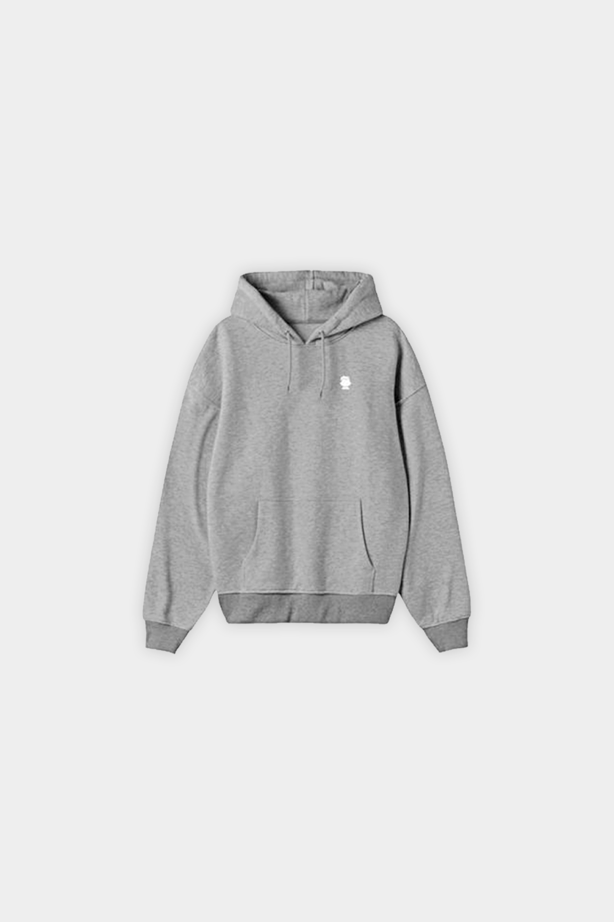 HOODIE PRINT FRASE GRIS