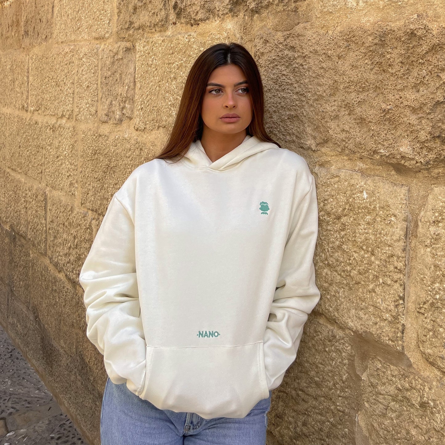 HOODIE BÁSICA LOGO AQUA