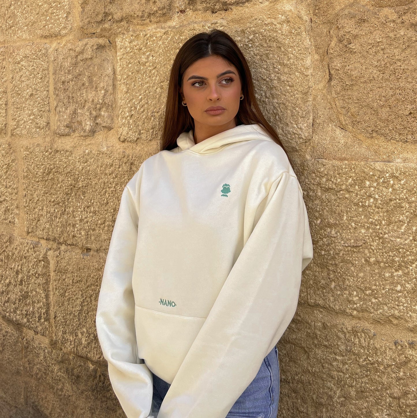 HOODIE BÁSICA LOGO AQUA