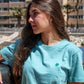 CAMISETA PRINT AZUL DUSTY