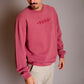 CREWNECK LETRAS PECHO BURDEOS